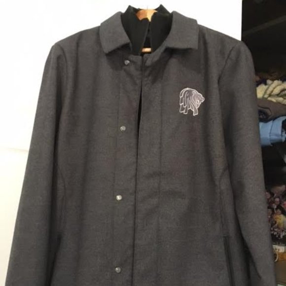 Bauer Charcoal Jacket Yale Lion - Picture 1 of 5